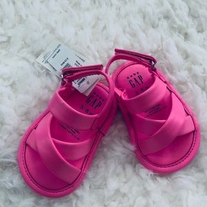 Hot pink sandals